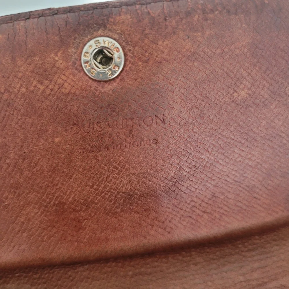 Louis Vuitton Monogram Canvas Portefeuille Tresor Wallet Vintage Brown 882‎ AN - Picture 12 of 15